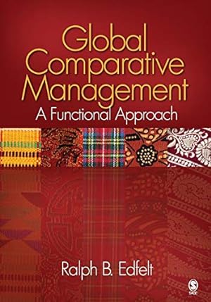 Immagine del venditore per Global Comparative Management: A Functional Approach venduto da Reliant Bookstore