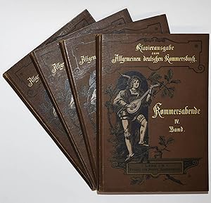 Kommers-Abende. Die Lieder des Allgemeinen deutschen Kommersbuches mit Klavierbegleitung.