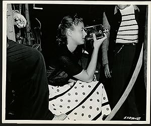 SPELLBOUND (Original Candid Behind-The-Scenes Photo of Ingrid Bergman)