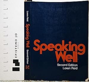 Seller image for Speaking Well for sale by Epistemo Jo Books