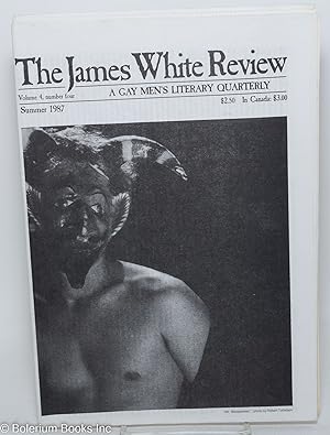 Seller image for The James White Review: a gay men's literary quarterly; vol. 4, #4, Summer 1987 for sale by Bolerium Books Inc.