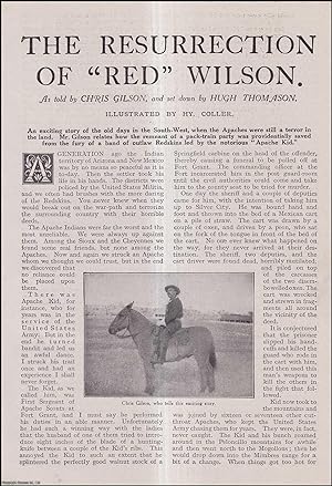 Seller image for The Resurrection of 'Red' Wilson. Apache Indian outlaws in the old days of the American South-West.An uncommon original article from the Wide World Magazine, 1919. for sale by Cosmo Books