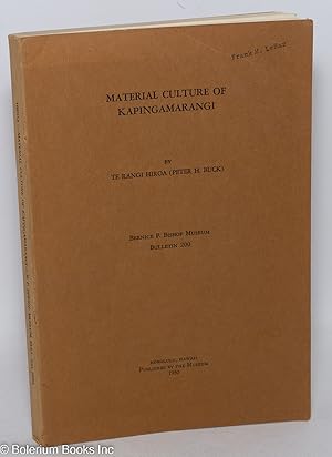 Material Culture of Kapingamarangi