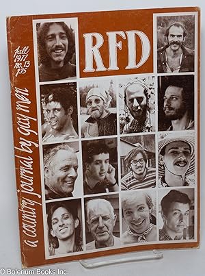 Bild des Verkufers fr RFD: a country journal for gay men; #13, Fall, 1977, recruiting feminist drakes zum Verkauf von Bolerium Books Inc.