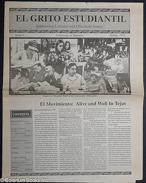 Bild des Verkufers fr El Grito Estudiantil: Addressing Latina/o and Chicana/o Issues; Issue 4, Spring 1995 zum Verkauf von Bolerium Books Inc.