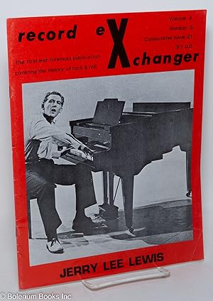 Imagen del vendedor de Record Exchanger: #21, vol. 4, #5: Jerry Lee Lewis a la venta por Bolerium Books Inc.