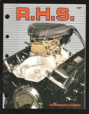 RHS Performance & Auto Racing Parts Catalog1988-130+ pages of pix-diagrams & info about racing eq...