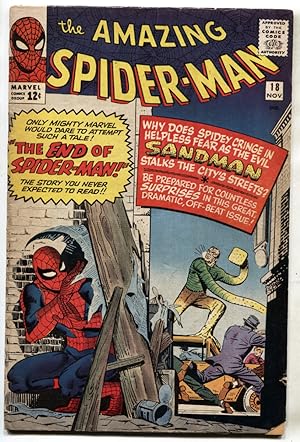 Bild des Verkufers fr Amazing Spider-Man #18--1964--Marvel--Steve Ditko--Sandman--G/VG zum Verkauf von DTA Collectibles