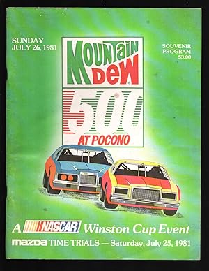 Image du vendeur pour Pocono Int'l Raceway NASCAR Auto Race Program 7/26/1981-Mountain Dew 500-Richard Petty, Richard Childress-G mis en vente par DTA Collectibles