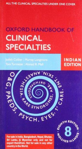 Seller image for Oxford Handbook Of Clinical Specialties, 8th Edition for sale by WeBuyBooks