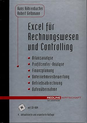 Seller image for Excel fr Rechnungswesen und Controlling Bilanzanalyse, Profitcenter-Analyse, Finanzplanung, Unternehmensbewertung, Betriebsabrechnung, Datenbernahme for sale by avelibro OHG