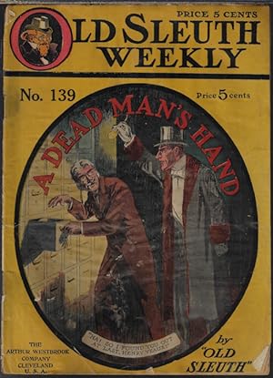 Imagen del vendedor de OLD SLEUTH WEEKLY: No. 139 (1911) ("A Dead Man's Hand") a la venta por Books from the Crypt