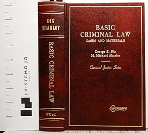 Imagen del vendedor de Basic Criminal Law: Cases and Materials a la venta por Epistemo Jo Books