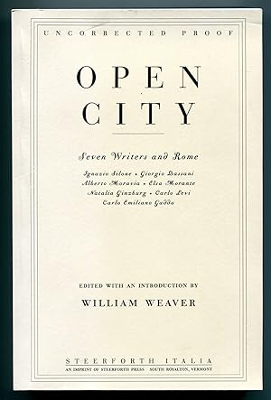 Seller image for Open City: Seven Writers and Rome for sale by Between the Covers-Rare Books, Inc. ABAA