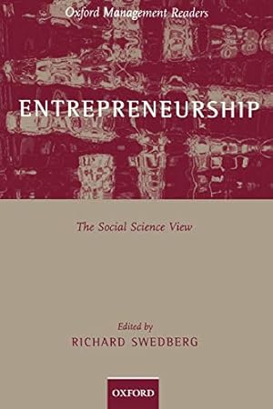 Bild des Verkufers fr Entrepreneurship: The Social Science View (Oxford Management Readers) zum Verkauf von Modernes Antiquariat an der Kyll