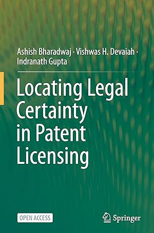 Image du vendeur pour Locating Legal Certainty in Patent Licensing mis en vente par moluna