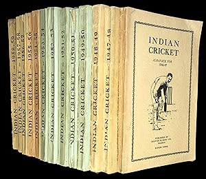 Image du vendeur pour Indian Cricket Almanack 1946-1958 (The first 13 volumes) mis en vente par Pastsport