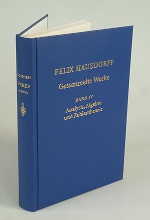 Bild des Verkufers fr Gesammelte Werke Band IV: Analysis, Algebra und Zahlentheorie. zum Verkauf von Antiquariat Dorner