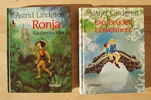 Bild des Verkäufers für Zwei Bücher: Die Brüder Löwenherz + Ronja Räubertochter zum Verkauf von Versandantiquariat Manuel Weiner