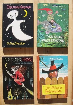 Vier Bücher: 1. Das kleine Gespenst [10. Auflage 1973] ; 2. Der kleine Wassermann [Auflage 2001] ...