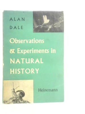 Seller image for Observations and Experiments in Natural History for sale by World of Rare Books
