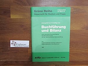 Seller image for Buchfhrung und Bilanz; Teil: Lsungsheft zur 15. Auflage for sale by Antiquariat im Kaiserviertel | Wimbauer Buchversand