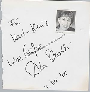 Bild des Verkufers fr Original Autogramm Erika Skrotzki /// Autograph signiert signed signee zum Verkauf von Antiquariat im Kaiserviertel | Wimbauer Buchversand