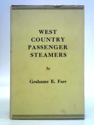 Imagen del vendedor de West Country Passenger Steamers a la venta por World of Rare Books