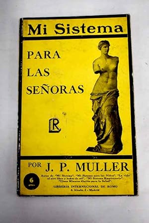 Imagen del vendedor de Mi sistema para las seoras a la venta por Alcan Libros