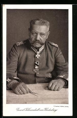 Ansichtskarte General-Feldmarschall Paul von Hindenburg