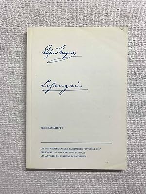 Bayreuther festspiele 1987/I. Programmheft I. Lohengrin