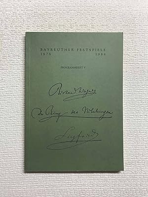 Bayreuther festspiele 1984. Programmheft V. Siegfried