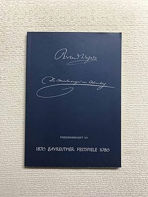 Bayreuther festspiele 1986. Programmheft VII. Die Meistersinger von Nürnberg