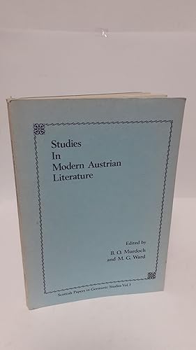 Bild des Verkufers fr Studies in Modern Austrian Literature: Eight Papers. zum Verkauf von Antiquariat Buchkauz