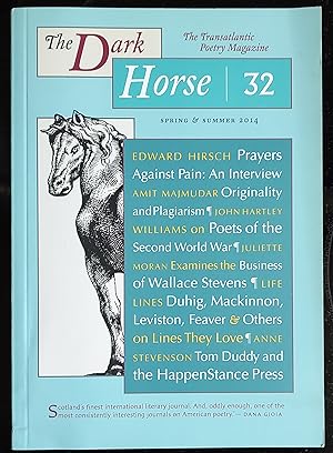 Image du vendeur pour The Dark Horse The Transatlantic Poetry Magazine Spring & Summer 2014 No.32 mis en vente par Shore Books