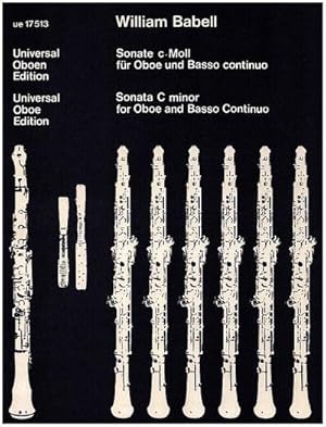 Bild des Verk�ufers f�r Sonate c-Moll f�r Oboe und Bc : Partitur und Stimmen zum Verkauf von AHA-BUCH GmbH