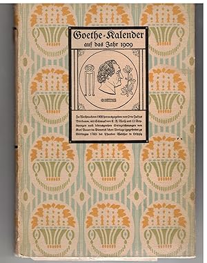 Imagen del vendedor de Goethe- Kalender auf das Jahr 1909 a la venta por Bcherpanorama Zwickau- Planitz