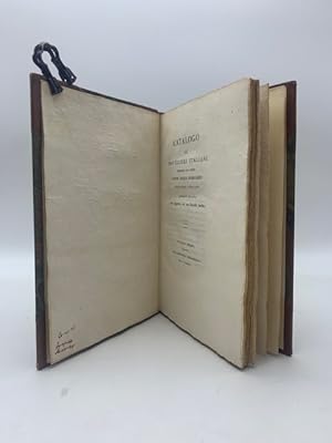 Catalogo de' novellieri italiani posseduti dal conte Anton-Maria Borromeo.Edizione seconda