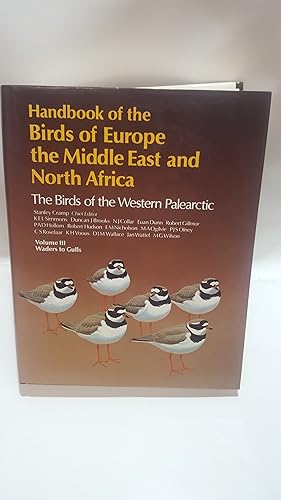 Seller image for Waders to Gulls (v.3) (Handbook of the Birds of Europe, the Middle East and North Africa: The Birds of the Western Palearctic) for sale by Cambridge Rare Books