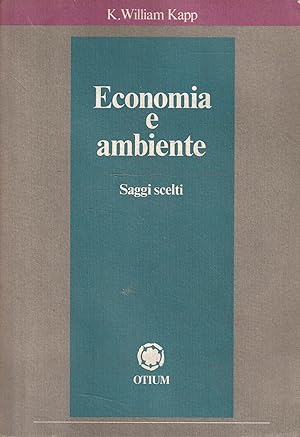 Bild des Verkufers fr Economia e ambiente : saggi scelti zum Verkauf von Messinissa libri