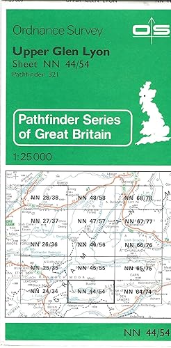 Upper Glen Lyon Sheet 44/45 (Pathfinder Maps) 1:25000