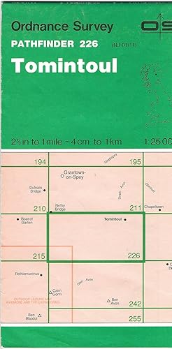 Tomintoul: Sheet 226 (Pathfinder Maps) 1:25000