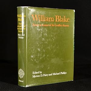 Imagen del vendedor de William Blake Essays in Honour of Sir Geoffrey Keynes a la venta por Rooke Books PBFA