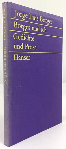 Imagen del vendedor de Borges und Ich. Gedichte und Prosa. a la venta por Antiquariat Heiner Henke