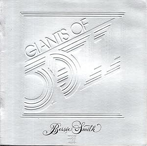 Image du vendeur pour Giants of Jazz: Bessie Smith mis en vente par Dorley House Books, Inc.