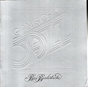 Imagen del vendedor de Giants of Jazz: Bix Beiderbacke a la venta por Dorley House Books, Inc.