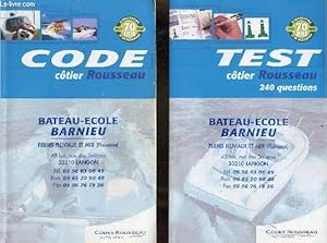 Bild des Verk�ufers f�r Code c�tier rousseau Bateau-�cole Barnieux + test 240 questions. zum Verkauf von Le-Livre