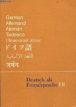 Seller image for Deutsch als Fremdsprache I B Ergnzungskurs. for sale by Le-Livre