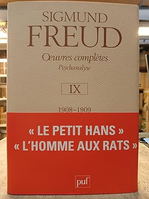 Sigmund Freud - ?uvres complètes - Psychanalyse - Volume IX 1908-1909