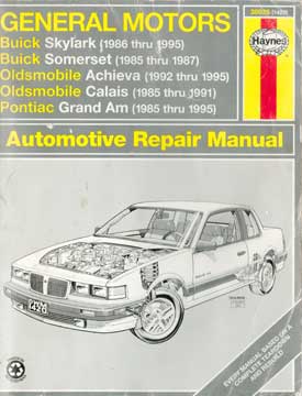 Seller image for General Motors Automotive Repair Manual for sale by Wittenborn Art Books